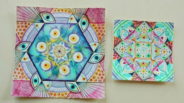 6. Mandalas mit Aquarellfarben zum Leben erwecken (Teil 2)